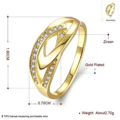 High Quality Fashion Jewelry 18k Plated Zircon..