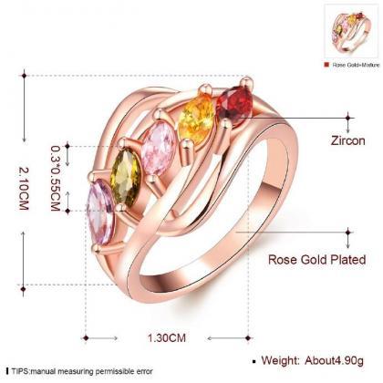 High Quality Fashion Jewelry 18k Plated Zircon..