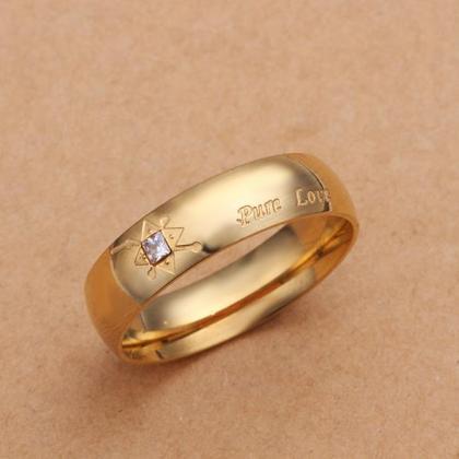 Gold Plated Design Lady Ring