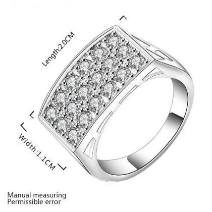 Jenny Jewelry R553-8 Silver Plated Design Lady..