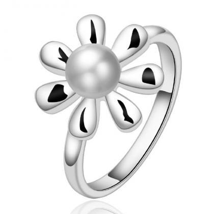 Jenny Jewelry R594 Silver Plated Design Lady Ring