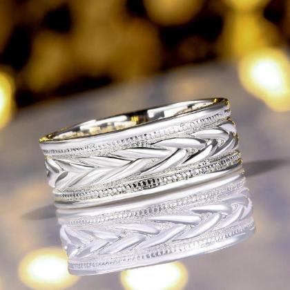 Jenny Jewelry R650 Silver Plated Design Lady Ring