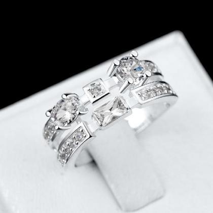 Jenny Jewelry R692 Model Royal Wedding Rings Crown..