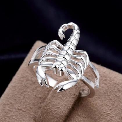 Jenny Jewelry R739 Silver Plated Design Lady Ring
