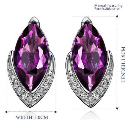 Jenny Jewelry Fvre007 Elegant Big Crystal Fashion..