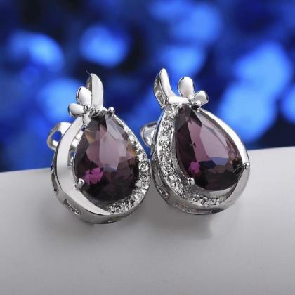 Jenny Jewelry Fvre012 Elegant Big Crystal Fashion..