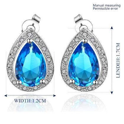 Jenny Jewelry Fvre013 Elegant Big Crystal Fashion..