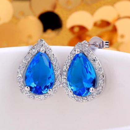 Jenny Jewelry Fvre013 Elegant Big Crystal Fashion..
