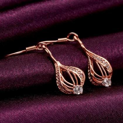 Jenny Jewelry E010-a 18k Gold Plating High Quality..