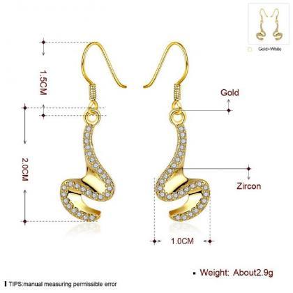 Jenny Jewelry E012-a 18k Gold Plating High Quality..