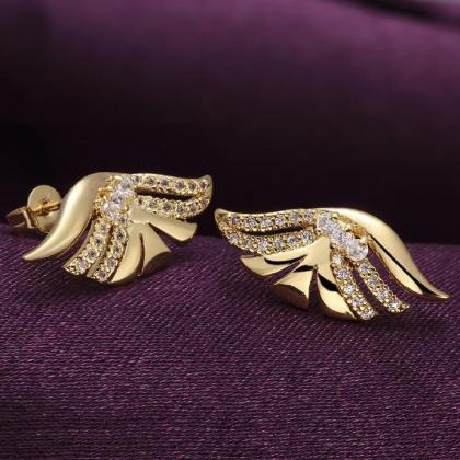 Jenny Jewelry E015-a 18k Gold Plating High Quality..