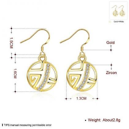 Jenny Jewelry E019-a 18k Gold Plating High Quality..