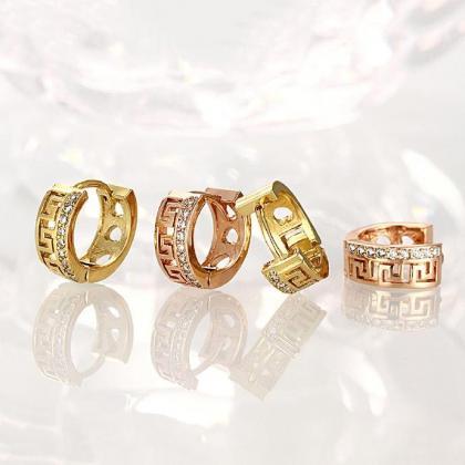 Jenny Jewelry E052-b 18k Gold Plating High Quality..
