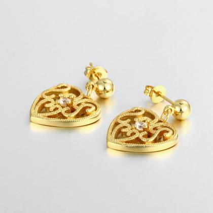 Jenny Jewelry E053-a 18k Gold Plating High Quality..