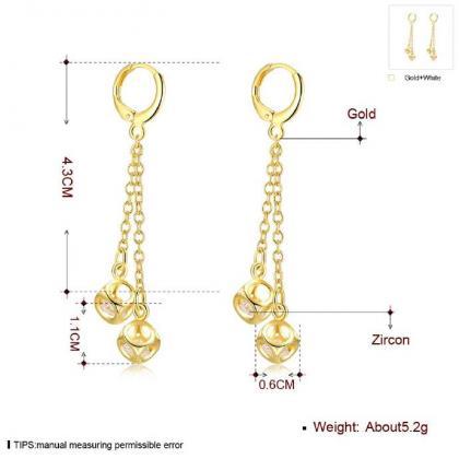 Jenny Jewelry E067-a 18k Gold Plating High Quality..