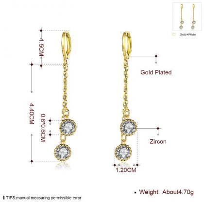 Jenny Jewelry E074-a 18k Gold Plating High Quality..