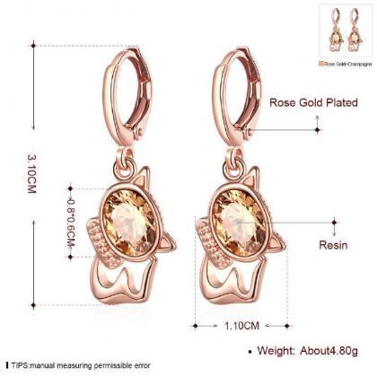 Jenny Jewelry E089 18k Gold Plating High Quality..