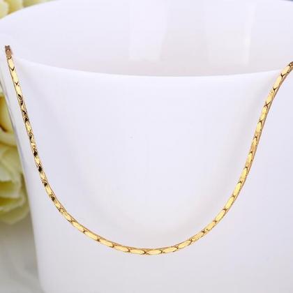 Jenny Jewelry C001 18k Gold Plated Long Chain