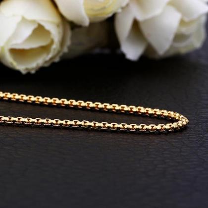 Jenny Jewelry C016 18k Gold Plated Long Chain