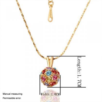 Jenny Jewelry N019 18k Real Gold Plated Necklace..