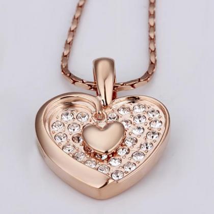 Jenny Jewelry N124 18k Real Gold Plated Necklace..