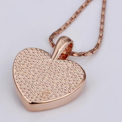 Jenny Jewelry N124 18k Real Gold Plated Necklace..