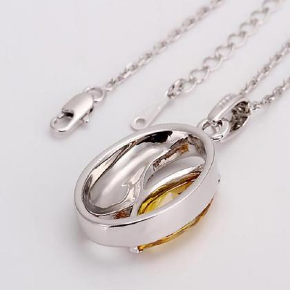 Jenny Jewelry N415 18k Real Gold Plated Necklace..