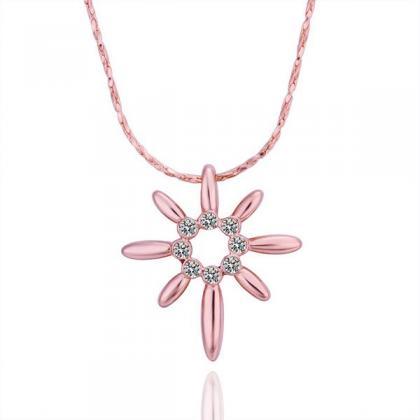 Jenny Jewelry N506 18k Real Rose Gold Plated..