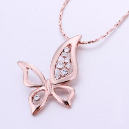 Jenny Jewelry N509 18k Real Gold Plated Necklace..