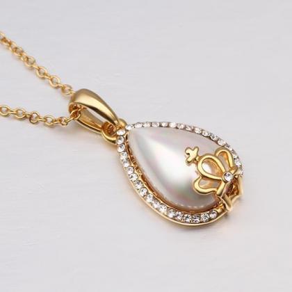 Jenny Jewelry N594 18k Real Gold Plated Necklace..