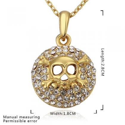 Jenny Jewelry N676 18k Real Gold Plated Necklace..