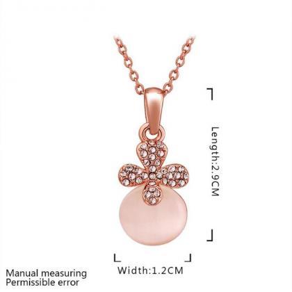 Jenny Jewelry N716 18k Real Gold Plated Necklace..