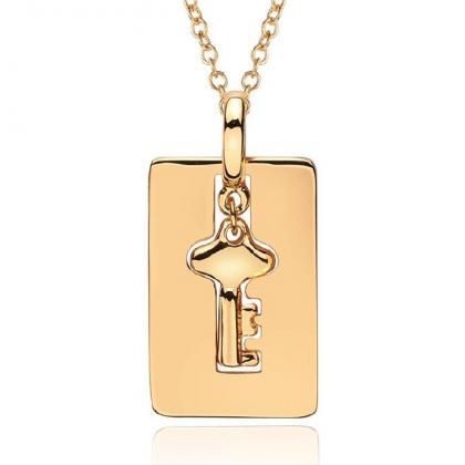 Jenny Jewelry N752 18k Real Gold Plated Necklace..