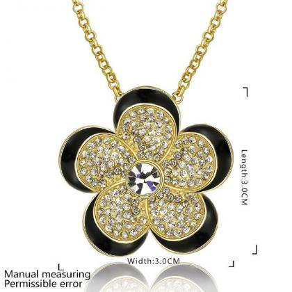 Jenny Jewelry N794 18k Real Gold Plated Necklace..