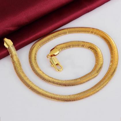 Jenny Jewelry N817 18k Real Gold Plated Necklace..