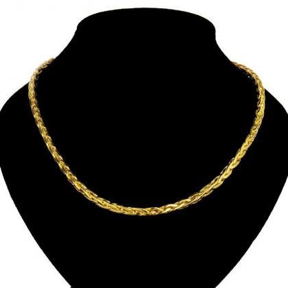 Jenny Jewelry N822 18k Real Gold Plated Necklace..