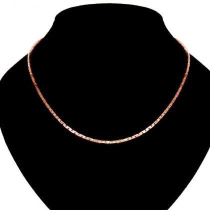 Jenny Jewelry N828 18k Real Gold Plated Necklace..