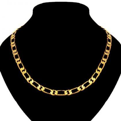 Jenny Jewelry N834-a 18k Real Gold Plated Necklace..
