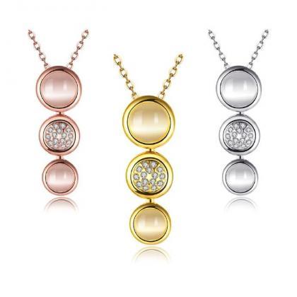 Jenny Jewelry N870-a 18k Real Gold Plated Necklace..