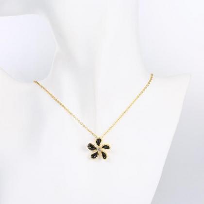 Jenny Jewelry N874-a 18k Real Gold Plated Necklace..