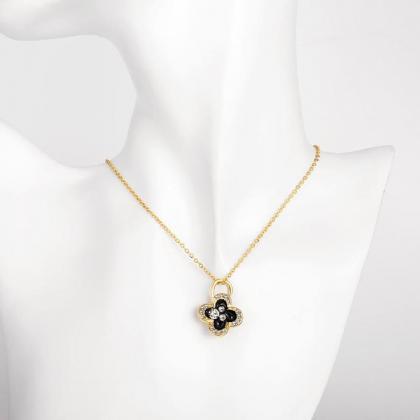 Jenny Jewelry N876-a 18k Real Gold Plated Necklace..