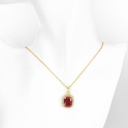 Jenny Jewelry N883-a 18k Real Gold Plated Necklace..