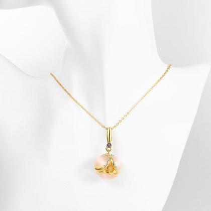 Jenny Jewelry N900-a 18k Real Gold Plated Necklace..