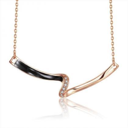 Jenny Jewelry N901-a 18k Real Gold Plated Necklace..