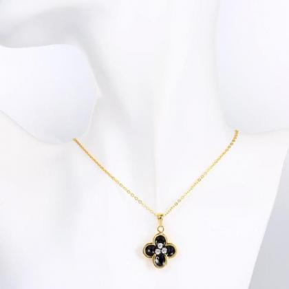 Jenny Jewelry N902-a 18k Real Gold Plated Necklace..