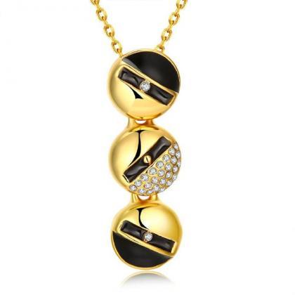 Jenny Jewelry N922-a 18k Real Gold Plated Necklace..