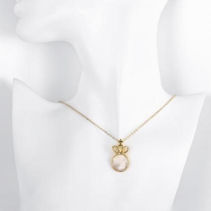 Jenny Jewelry N923-a 18k Real Gold Plated Necklace..