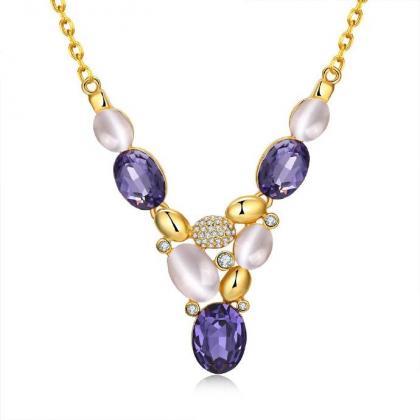 Jenny Jewelry N925 18k Real Gold Plated Necklace..