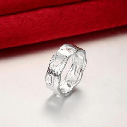 Jenny Jewelry R752 Silver Plated Design Lady Ring