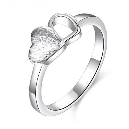 Jenny Jewelry R753 Silver Plated Design Lady Ring..